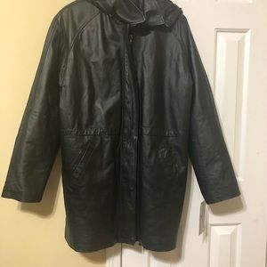 Phase Two Leather Jacket (long) - 1X/2X